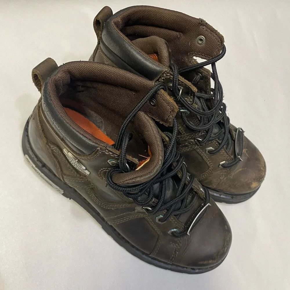 Harley-Davidson Men’s Ruskin 5-In Motorcycle Boots Size 7.5M Brown Biker Riding